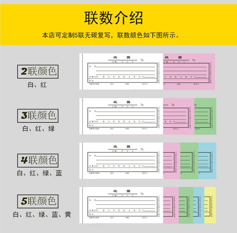 安徽合肥無碳復(fù)寫收據(jù)合同送貨單低價(jià)定制印刷